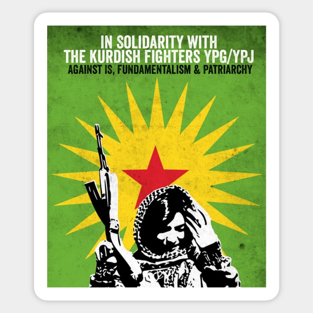 Solidarity with the YPG / YPJ Sticker by RichieDuprey